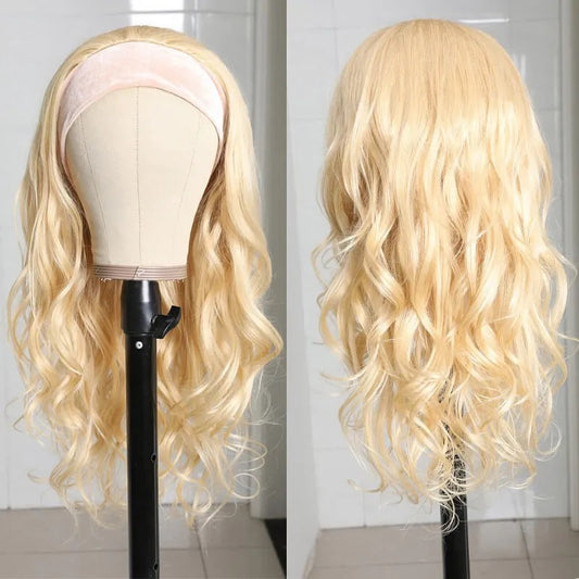 613 body wave headband wig